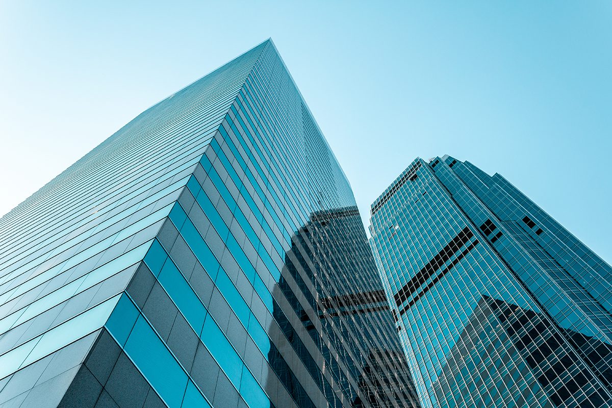 Modern commercial office building